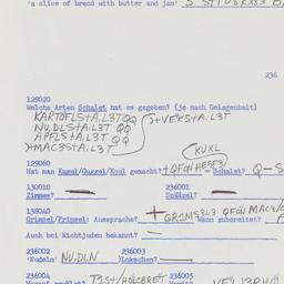 Western questionnaire, answ...