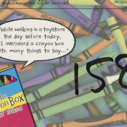 The Crayon Box That Talked