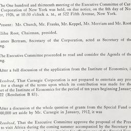 Executive Committee Meeting