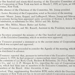 Executive Committee Meeting