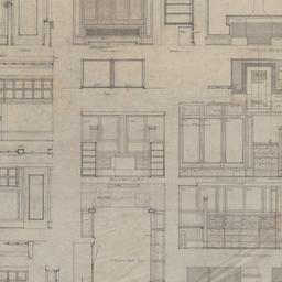 Bedrooms, study millwork de...