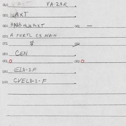 Eastern questionnaire, answ...