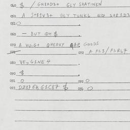 Eastern questionnaire, answ...