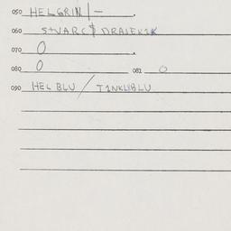 Eastern questionnaire, answ...