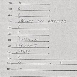 Eastern questionnaire, answ...
