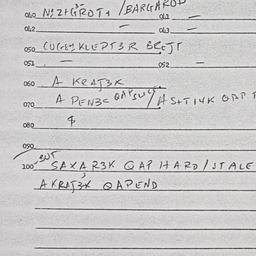 Eastern questionnaire, answ...
