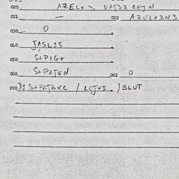Eastern questionnaire, answ...