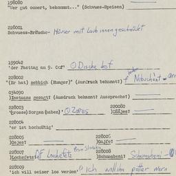 Western questionnaire, answ...