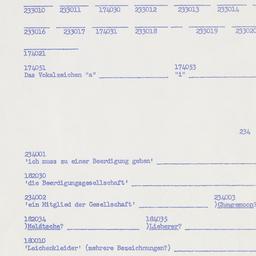 Western questionnaire, answ...
