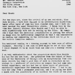 Letter from Samuel A. Stouf...