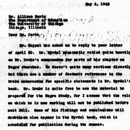 Letter from Florence Anders...