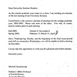 Correspondence, 2003-06-13....