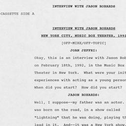 Oral history interview with...