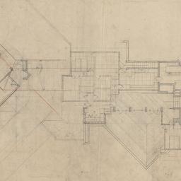 First floor, roof plan