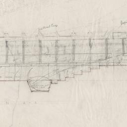 Pavilion longitudinal section