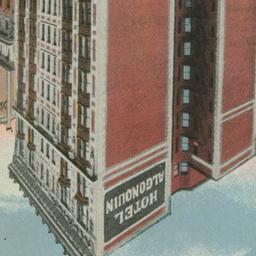 Hotel Algonquin 59-65 West ...