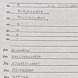 Eastern questionnaire, answ...