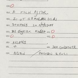 Eastern questionnaire, answ...