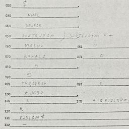 Eastern questionnaire, answ...