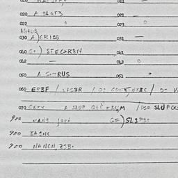 Eastern questionnaire, answ...