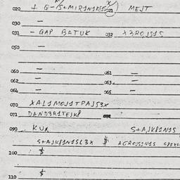 Eastern questionnaire, answ...