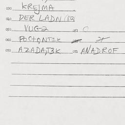 Eastern questionnaire, answ...