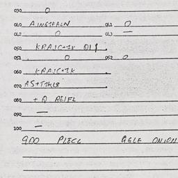 Eastern questionnaire, answ...