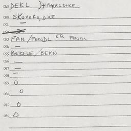 Eastern questionnaire, answ...