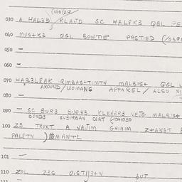 Eastern questionnaire, answ...