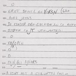 Eastern questionnaire, answ...