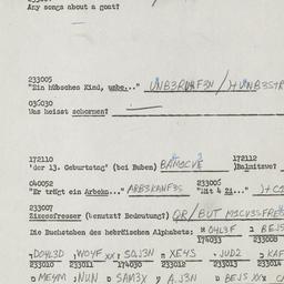 Western questionnaire, answ...