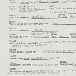 Western questionnaire, answ...