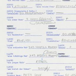 Western questionnaire, answ...