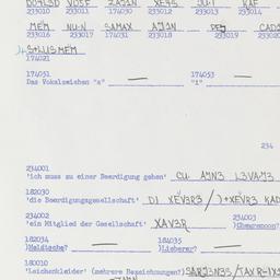 Western questionnaire, answ...