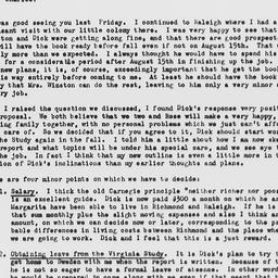 Letter from Gunnar Myrdal t...
