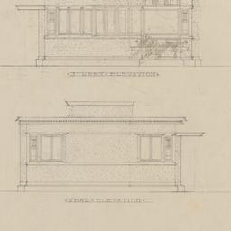 Street, rear elevations
