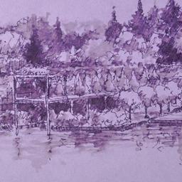 Perspective drawing, view f...