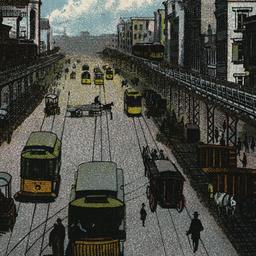 Bowery and Elevated Road. N...