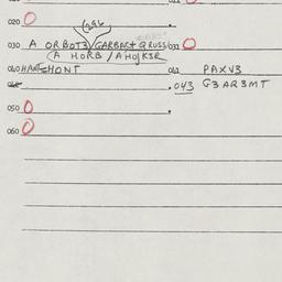 Eastern questionnaire, answ...