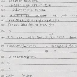 Eastern questionnaire, answ...