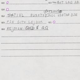 Eastern questionnaire, answ...