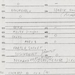 Eastern questionnaire, answ...