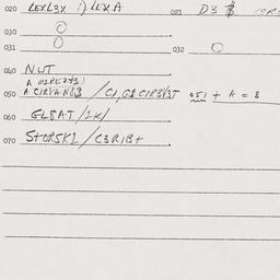 Eastern questionnaire, answ...