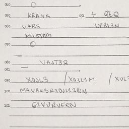 Eastern questionnaire, answ...