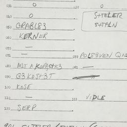 Eastern questionnaire, answ...