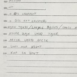 Eastern questionnaire, answ...