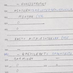 Eastern questionnaire, answ...
