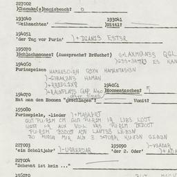 Western questionnaire, answ...
