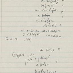 Eastern questionnaire, blue...