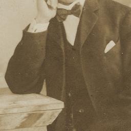 Portrait of unidentified si...
